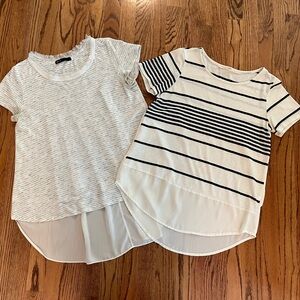 Two Mixed Media Gibson Tees